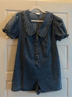 LeLis Denim Romper